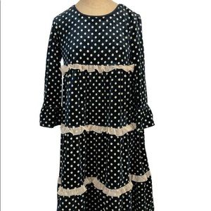 ISO Hanna Andersson Velvet /Velour Dress Polka Dot